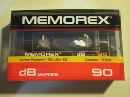 MEMOREX DB 90 minute cassette tape NEW SEALED - $7.81