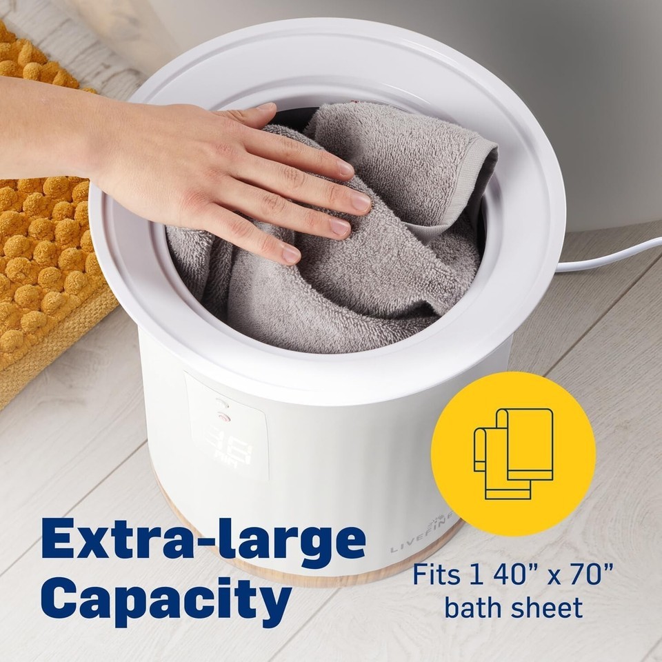 Luxury Towel Warmer with LED Display & Adjustable Timer - Fits 40” x 70” Towels Item image 5