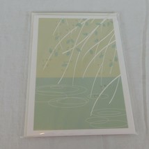 Paper Magic Group Sympathy Peace Greeting Card Water Branches Leaves Envelope - £3.19 GBP