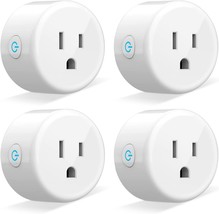 Mini Smart Plug, WiFi Plug Outlet Timer Smart Socket Works with Alexa an... - £31.96 GBP