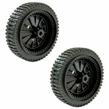 2 Front Drive Wheels For Husqvarna Craftsman Poulan Pro 21&quot; Self-Propell... - £29.69 GBP