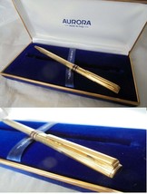 AURORA Marco Polo ball pen in Vermeil STERLING SILVER 925 and gold plate... - $74.00