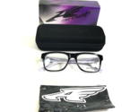 Arnette Small Eyeglasses Frames HIGH HAT 7086 1007 Black White Purple 49... - $46.53