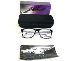 Arnette Small Eyeglasses Frames HIGH HAT 7086 1007 Black White Purple 49-17-135 - £36.59 GBP