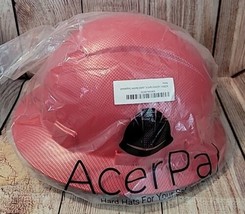 Acerpal Full Brim &quot;RED&quot; Honeycomb Pattern Carbon Fiber Design Hard Hat. ... - £31.40 GBP