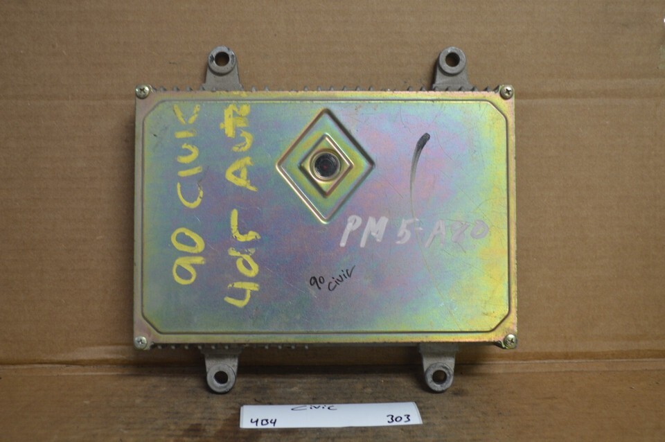 90-91 Honda Civic Engine Control Unit ECU 37820PM5A80 Module 303-4B4 - $39.19