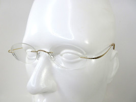 Silhouette Titan M7395 Titanium Eyeglass Frames Rimless Lightweight Gold... - £71.18 GBP