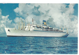 SS Mariposa SS Monterey Golden Bear Cruise Liner Ship Pacific Far East Postcard - £2.35 GBP