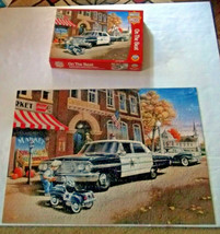 On the Beat Police 1000 Pc Puzzle Child Kiddie Car Coca Cola Sign Masterpieces - $14.84