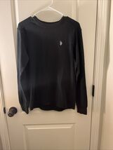 U.S. Polo Assn. Men&#39;s Black Long Sleeve Thermal Waffle Knit Shirt Size S... - $51.92 CAD