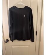 U.S. Polo Assn. Men&#39;s Black Long Sleeve Thermal Waffle Knit Shirt Size S... - $51.92 CAD