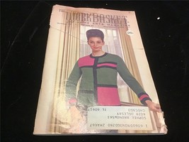 Workbasket Magazine September 1966 Knit Mondrain Cardigan, Doll&#39;s Skating Suit - £5.89 GBP