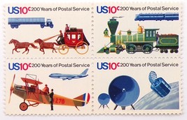 United States Stamps Block of 4  US #1572-75 1975 US Postal Service Bice... - $2.99