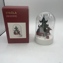 Ikea STRÅLA LED Christmas decorative table lamp, dome/forest battery operated 7&quot; - £23.90 GBP