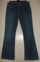 EXCELLENT WOMENS ABERCROMBIE &amp; FITCH BUTTON FLY FLARE LEG BLUE JEANS   S... - £29.37 GBP