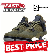Sneakers Jumpman Basketball 4, 4s - Medium Olive (SneakStreet) - $89.00