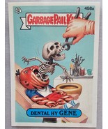 Garbage Pail Kids 458a Dental Hy Gene &amp; 458b Rudy Canal Error Green Bar - $31.97 CAD