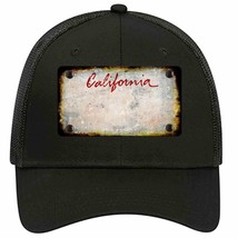 California Rusty Blank Novelty Black Mesh License Plate Hat - £23.17 GBP