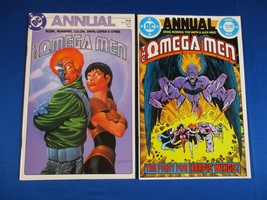 The Omega Men Annuals  # 1 1984 # 2 1985 DC Comics High Grade Sharp Books - $8.75