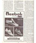 1976 Reebok Running Shoes World Ten Marathon Cougar Vintage Print Ad 1970s - £5.84 GBP