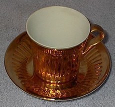 Royal Worcester Gold Cup and Saucer #1 - £15.68 GBP