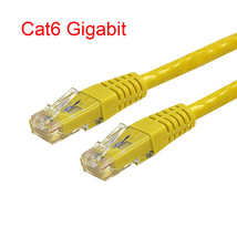 6Ft Cat6 Rj45 24Awg 550Mhz Gigabit Lan Ethernet Network Patch Cable - Ye... - £14.38 GBP