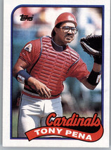 1989 Topps 715 Tony Pena  St. Louis Cardinals - £0.77 GBP