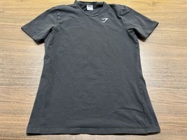 Gymshark Men’s Short-Sleeve Black T-Shirt - Medium - £11.96 GBP