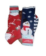 Ladies Unique Snowman And Martini Glass Christmas Socks - $17.87 CAD