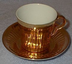 Vintage Royal Worcester Gold Cup and Saucer #2 - £15.85 GBP