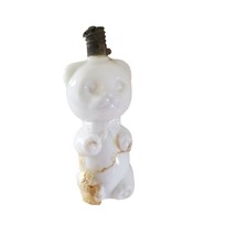 Vintage Figural Light Bulbs Christmas Milk Glass BEAR &amp; CLOWN 3D Broken Crafting - £8.74 GBP