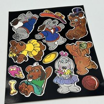 Vtg Pound Puppies Stickers Sheet Colorforms Window Clings Lovable Huggable 1980s - £7.32 GBP