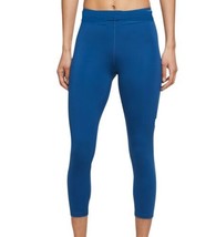 Nike Womens Plus Size Pro Cropped Leggings Size 3X Color Court Blue/White - £35.69 GBP