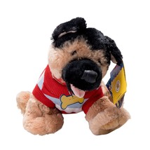 Build A Bear German Shephard Dog Plush 15&quot; New Nametag Snowflake Sweater... - £18.46 GBP