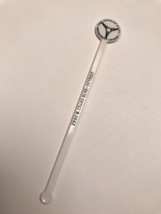 The Steering Wheel Restaurant Lounge Swizzle Stick Stir Detroit Michigan White - £2.66 GBP