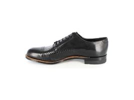 Stacy Adams Mens Shoes Biscuit Leather Oxford Black Lizard Madison 00049-01 image 5