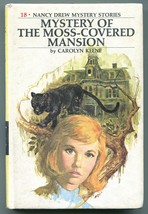 Nancy Drew 18 Mystery Of The Moss Covered Mansion Carolyn Keene HC PC  - £10.11 GBP