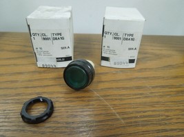 2-Square D 9001-D8A1G Green Push Button Surplus - $40.00