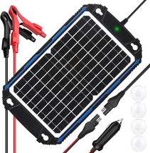 Waterproof 12W 12V Solar Battery Charger Maintainer Pro Built in UltraSm... - $139.12