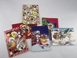 Vintage Christmas Greeting Cards Looney Tunes Unused w/Envelopes Bugs Bu... - £13.73 GBP