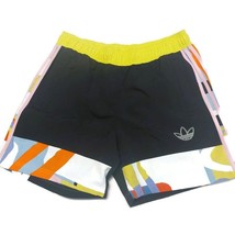 Adidas Originals Mens Love Unites Woven Shorts H43974 Black Multicolor Size L - £28.05 GBP