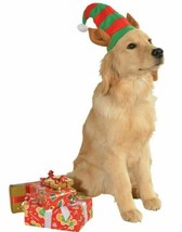 Pet Elf Hat for Christmas by Rubies Pet Shop for Cats or Dogs with Ears ... - £11.64 GBP