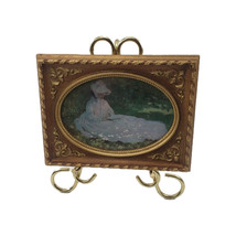 Vintage Donna Lettura by Claude Monet Art Print in Gold Ornate Frame  - £33.40 GBP