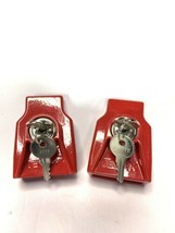 Lot Of 2 Jendyk Diecast Aluminum Glad Hand Lock, 4 Keys Keyed Alike Heavy Duty - £29.15 GBP