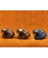 Brass Leopard Bead, Handmade Copper EDC Charm - $8.99