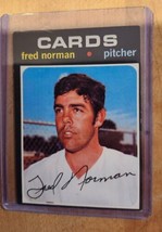 1971 Topps Baseball Card St. Louis Cardinals #348 Fred Norman - £3.16 GBP
