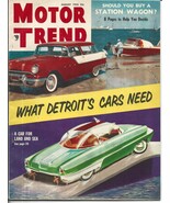 Motor Trend Magazine for Motoring World-August 1955-Sea Land Car-74 pages - €8,12 EUR