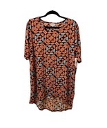 LuLaRoe Womens Small Irma Shirt Geometric Casual Tunic High Low S Blouse... - $6.77 CAD