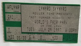 LYNYRD SKYNYRD - VINTAGE JULY 29, 1997 CONCERT TICKET STUB - $188.70 MXN