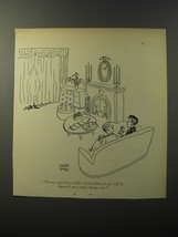 1953 Cartoon by Robert Day - Every once in a while Owen likes to get - £14.50 GBP